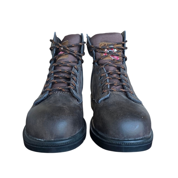 Brahma Men\'s Gray Leather Boots